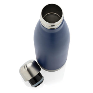 Promidžbena vakuumski izolirana termosica od čelika, 500ml, plave boje | Poslovni pokloni