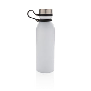 Reklamna boca s vakuumskom bakrenom izolacijom, 600ml, bijele boje | Poslovni pokloni