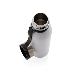 Promotivna boca s vakuumskom bakrenom izolacijom, 600ml, bijele boje, za tisak loga | Poslovni pokloni