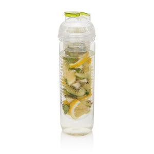 Promotivna boca za vodu s odjeljkom za voće 500 ml zelene boje | Poslovni pokloni | Promo pokloni