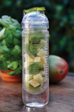 Promotivna boca za vodu s odjeljkom za voće 500 ml zelene boje, pokloni za poslovne partnere | Poslovni pokloni | Promo pokloni