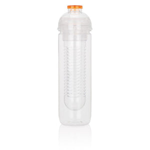 Promotivna boca za vodu s odjeljkom za voće 500 ml narančaste boje za tisak logotipa | Poslovni pokloni | Promo pokloni