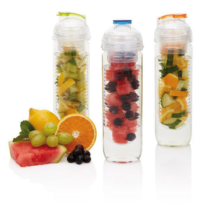 Promotivna boca za vodu s odjeljkom za voće 500 ml narančaste boje, pokloni za poslovne partnere | Poslovni pokloni | Promo pokloni