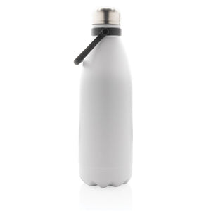 Eko poslovni pokloni | Velika promidžbena čelična termos boca, 1,5L, bijele boje