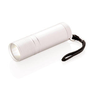 Promotivna COB svjetiljka srebrna | Poslovni pokloni | Promo pokloni