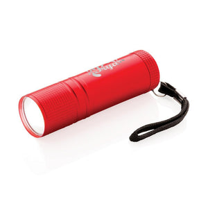 Promotivna COB svjetiljka crvena za tisak logotipa | Poslovni pokloni | Promo pokloni
