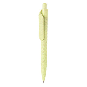 Promotivna eko kemijska olovka od vlakana slame, zelene boje | Poslovni pokloni