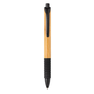 Promotivna kemijska olovka od bambusa i vlakana slame crne boje | Poslovni pokloni | Promo pokloni