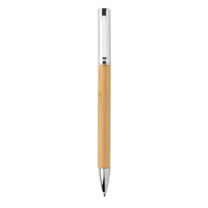 Eko poslovni pokloni | Moderna promo eko kemijska olovka od bambusa, za tisak loga