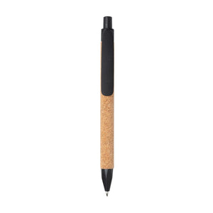 Promotivna kemijska olovka od eko materijala, crne boje | Poslovni pokloni