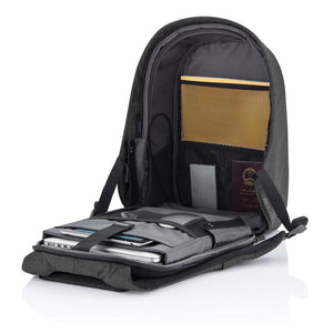 Promotivni mali ruksak sa sustavom zaštita protiv krađe crne boje | Poslovni pokloni | Promo pokloni | Reklamni pokloni
