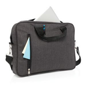 Reklamna klasična torba za 15,6" laptop antracit sive boje | Poslovni pokloni | Promo pokloni