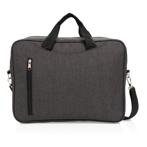 Promidžbena klasična torba za 15,6" laptop antracit sive boje | Poslovni pokloni | Promo pokloni