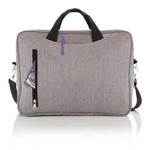 Reklamna klasična torba za 15,6" laptop sive melange boje | Poslovni pokloni | Promo pokloni