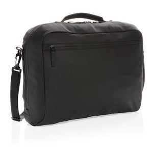 Promotivna crna moderna 15,6" laptop torba | Poslovni pokloni