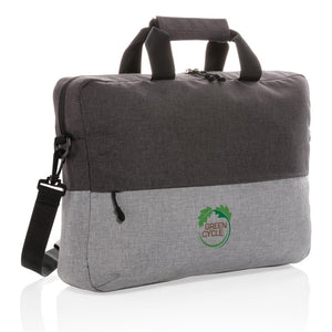 Promotivna dvobojna RPET 15.6" RFID torba za laptop za tisak logotipa | Poslovni pokloni | Promo pokloni