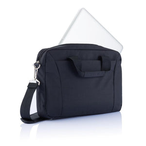 Promotivna torba za 15,4" laptop Exhibition crne boje za tisak logotipa | Poslovni pokloni | Promo pokloni