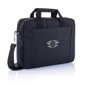 Promotivna torba za 15,4" laptop Exhibition crne boje sa tiskom logotipa | Poslovni pokloni | Promo pokloni