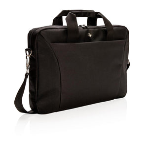 Promotivna torba za 15,4" laptop Swiss Peak crne boje | Poslovni pokloni | Promo pokloni