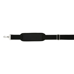 Promotivna torba za 15,4" laptop Swiss Peak crne boje, remen za nošenje za tisak logotipa | Poslovni pokloni | Promo pokloni