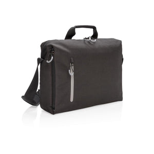 Promotivna torba za laptop s RFID zaštitom crne boje | Poslovni pokloni