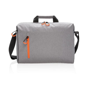 Promotivna torba za laptop s RFID zaštitom sive boje | Poslovni pokloni | Promo pokloni