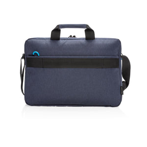 Reklamna torba za laptop s RFID zaštitom plave boje | Poslovni pokloni