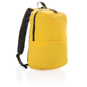 Promotivni ruksak bez PVC-a za sve prigode, žute boje | Poslovni pokloni