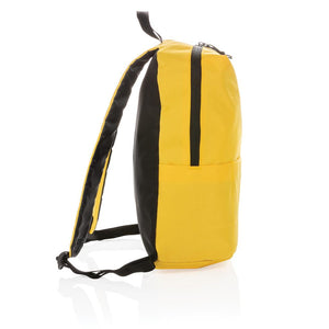 Promidžbeni ruksak bez PVC-a za sve prigode, žute boje | Poslovni pokloni