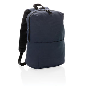 Promotivni ruksak bez PVC-a za sve prigode, navy plave boje | Poslovni pokloni