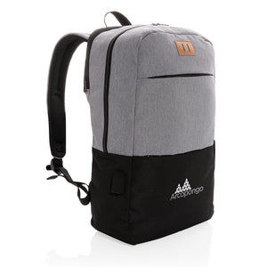 Reklamni ruksak za laptop s USB-om & RFID zaštitom za tisak logotipa | Poslovni pokloni