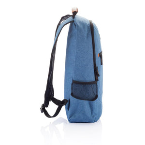 Promotivni ruksak Fashion plave boje bočna strana | Poslovni pokloni | Promo pokloni