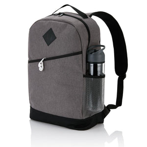 Promotivni ruksak modernog stila sive boje s tiskom logotipa 2 | Poslovni pokloni | Promo pokloni