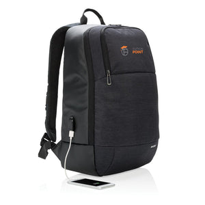 Promotivni moderni ruksak za 15" laptop Swiss Peak sa tiskom logotipa | Promo pokloni | Poslovni pokloni