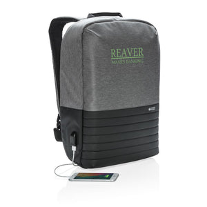 Promotivni ruksak za laptop RFID i sustavom zaštita protiv džeparenja, s tiskom logotipa
