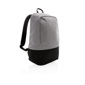 Promotivni klasični ruksak sa sustavom zaštita protiv krađe, sive boje | Poslovni pokloni