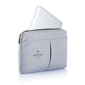 Promotivna navlaka / torba za 15" laptop sive boje sa tiskom logotipa | Poslovni pokloni | Promo pokloni