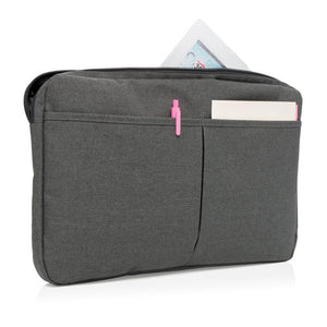 Promotivna navlaka / torba za 15" laptop tamno sive boje za tisak logotipa | Poslovni pokloni | Promo pokloni