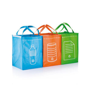 Promotivne reciklažne vrećice za otpad od 3 dijela zelena za tisak logotipa | Poslovni pokloni | Poslovni pokloni